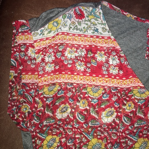 Anthropologie Tiny Floral Print Cap Sleeve Top - Picture 10 of 16